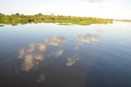 Clouds in water, Guiana Border, ODYSSEA Project. © M-P. Bonnet, Ird.